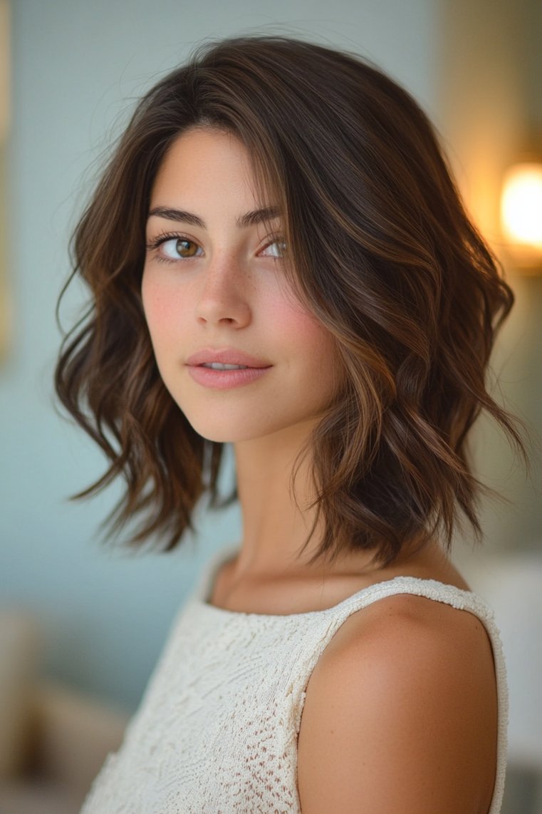 Romantic Shag With Loose Waves