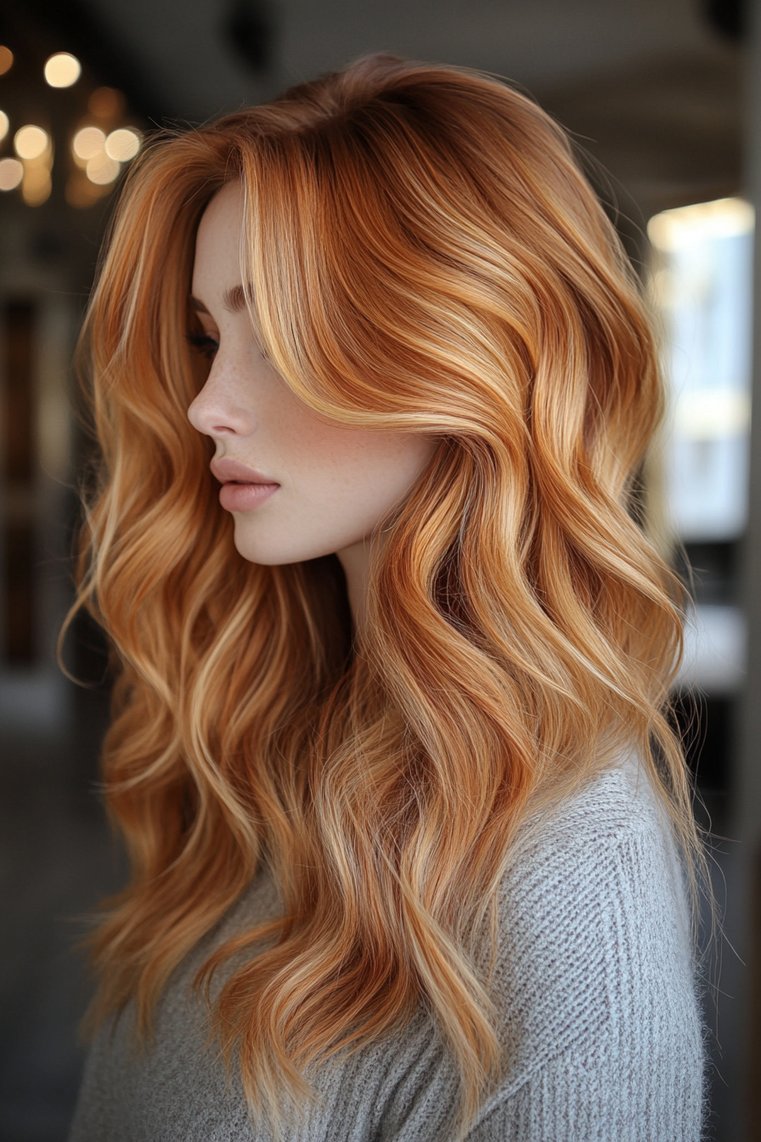 Sandy Caramel Balayage