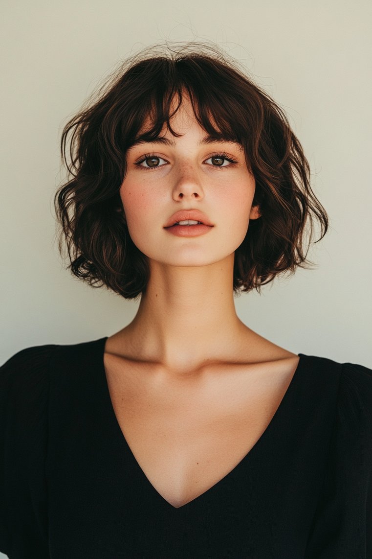 Shaggy Bob With Effortless Elegance