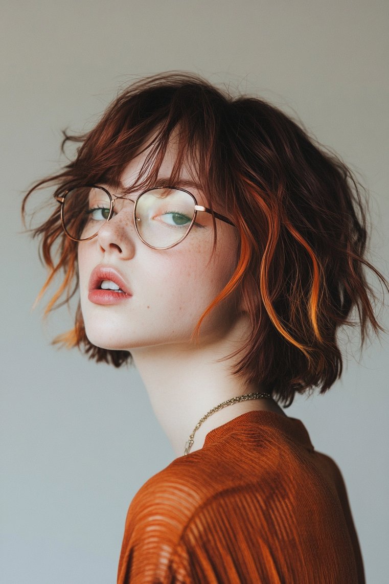 Shaggy Bob With Undercut