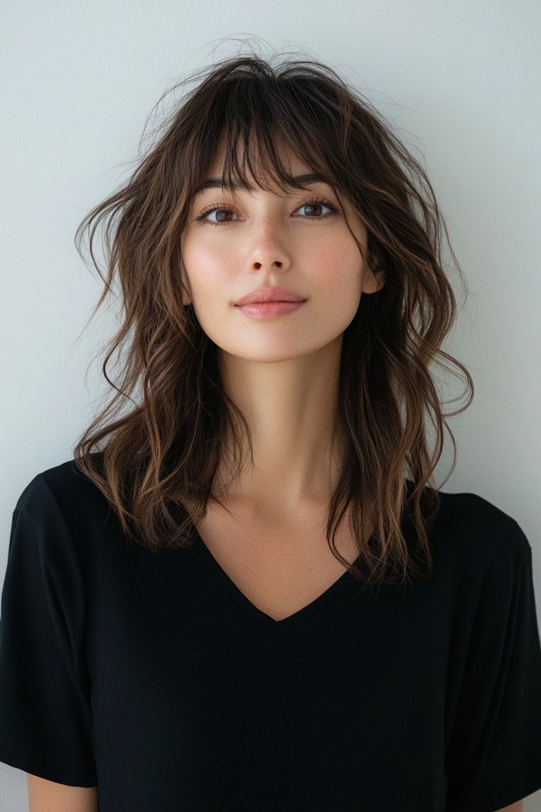 Shaggy Haircut for Fine Hair