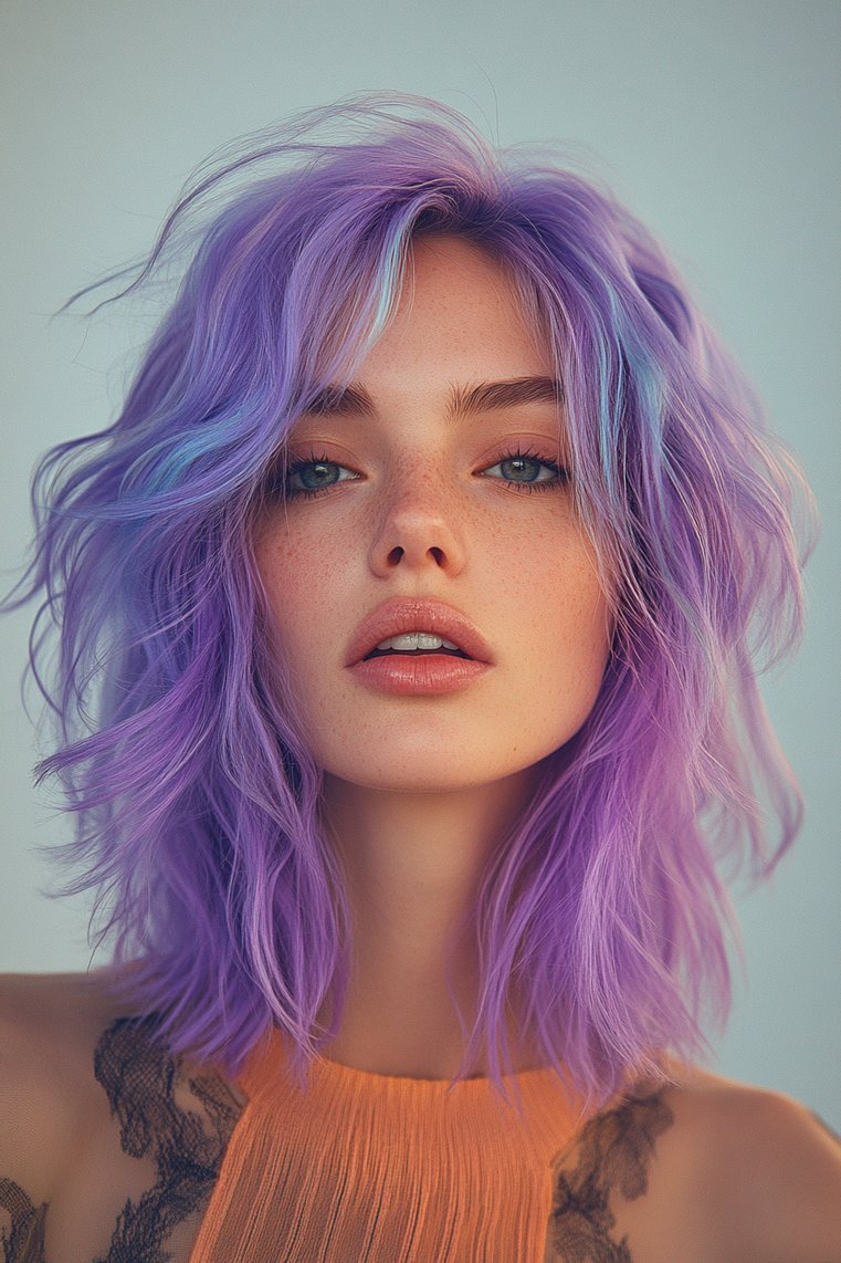Shaggy Layers With Color