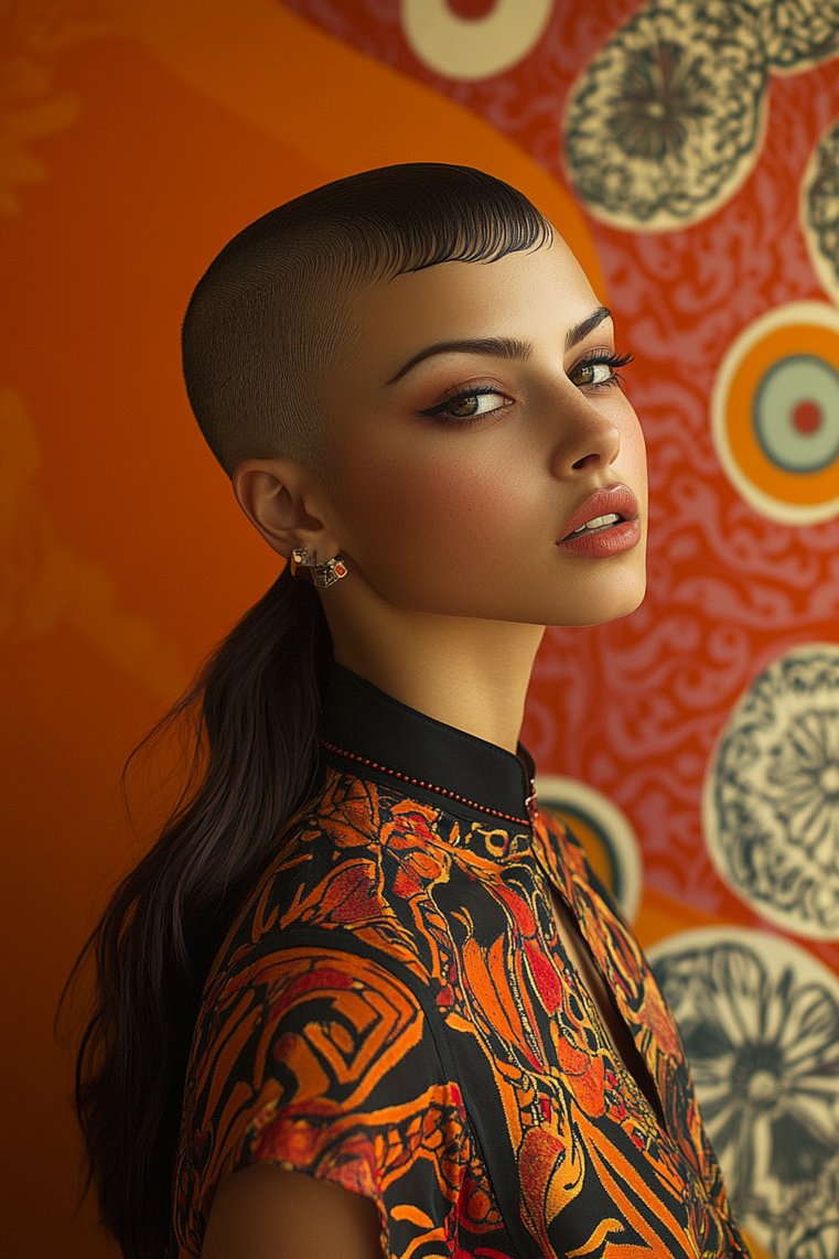 Shaved Undercut With Patterns