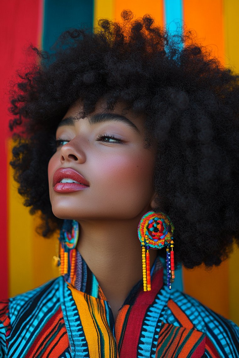 Short Curly Afro