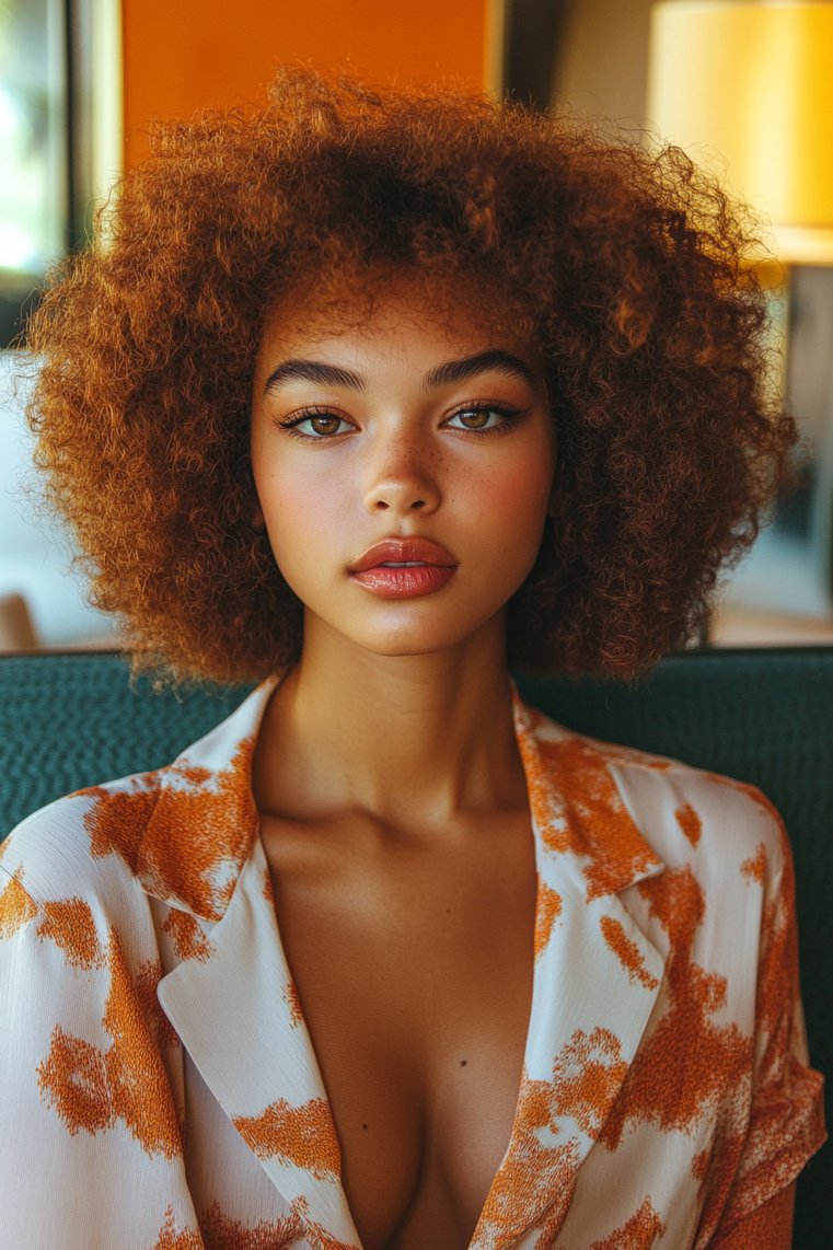 Short Curly Bob