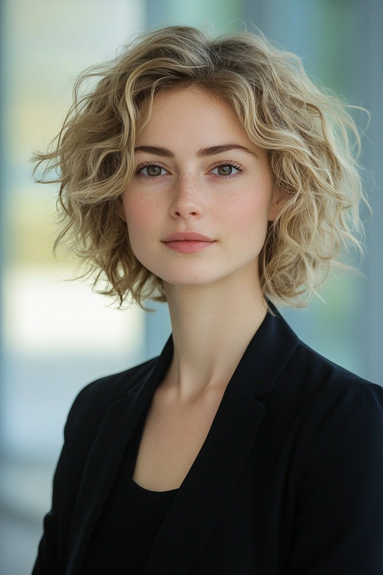 Short Curly Shag