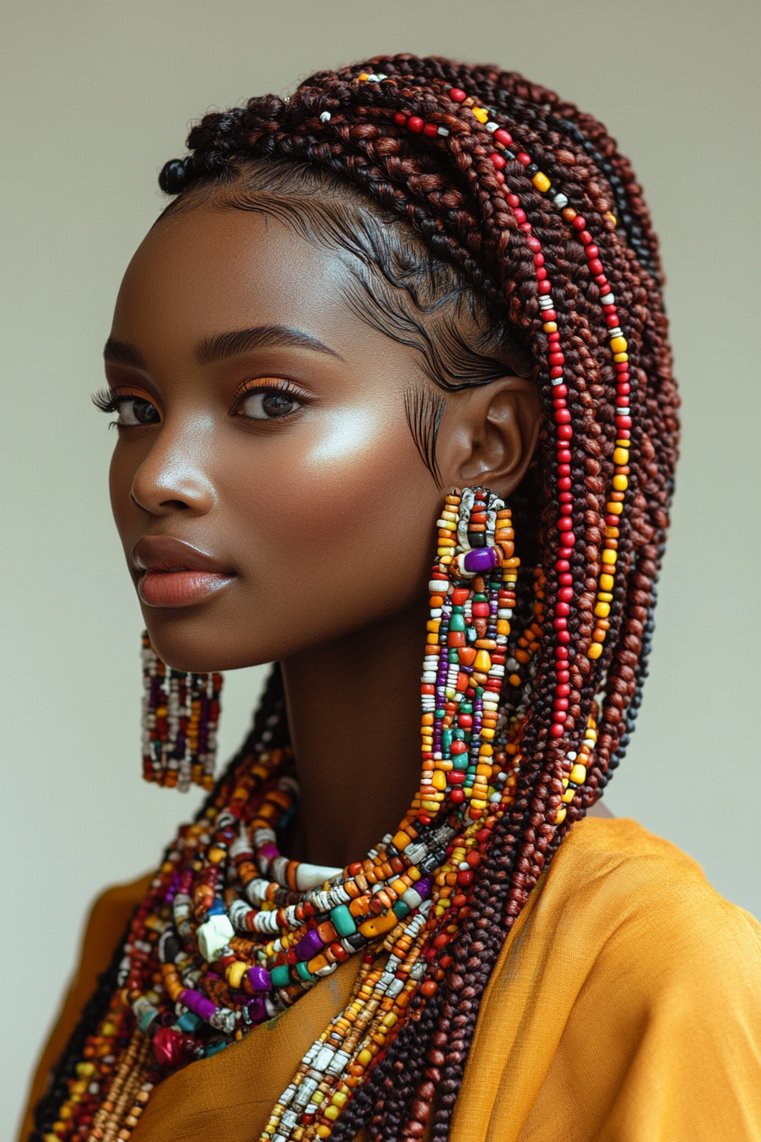Short Fulani Braids