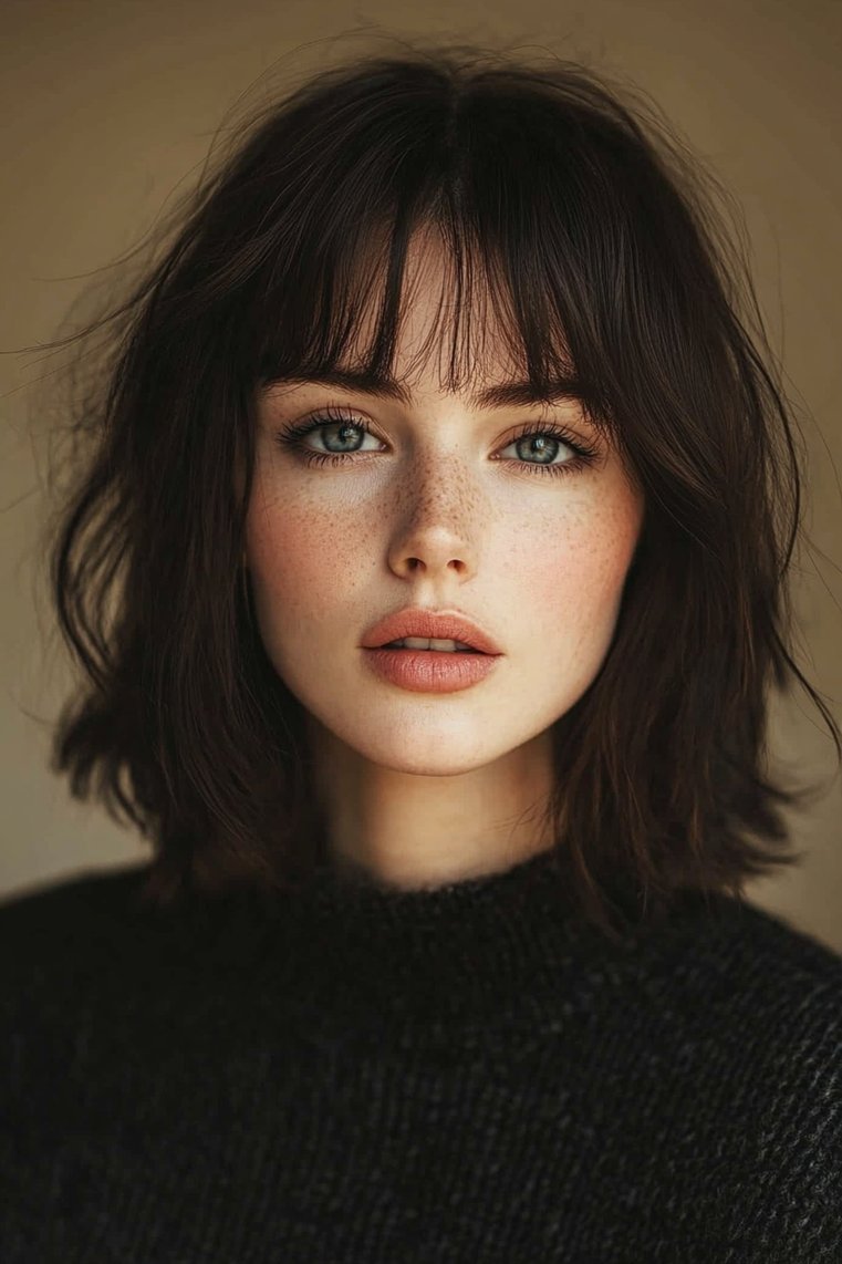 Short Hair With Bangs