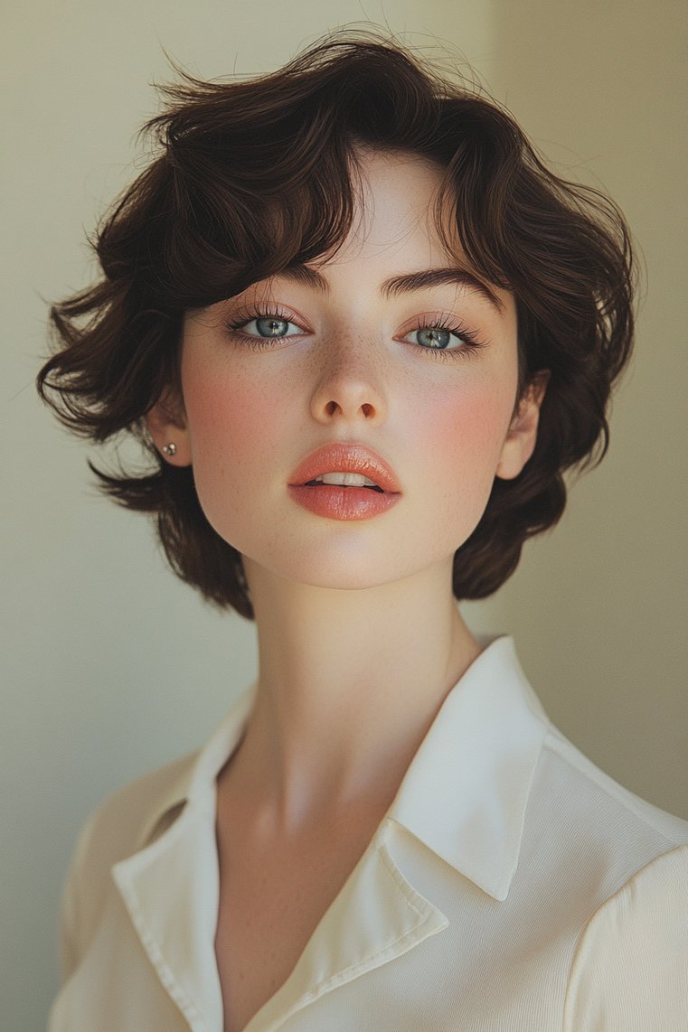 Short Hair With Finger Waves