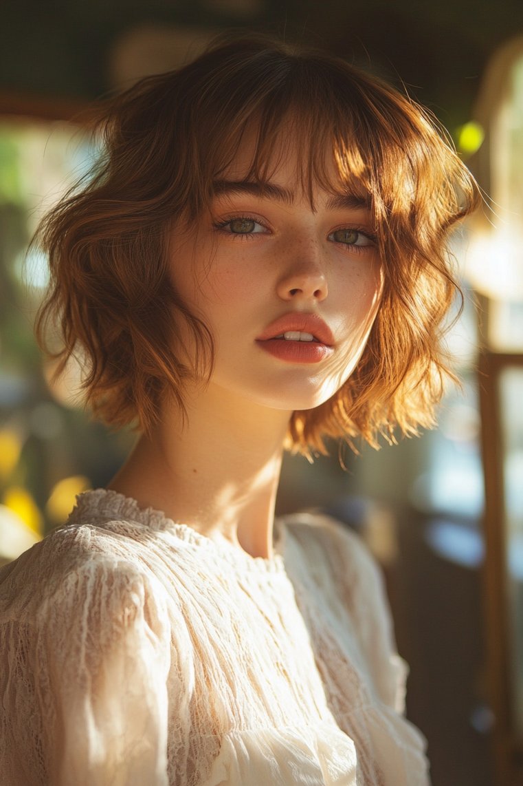 Short Layered Hair With Volume