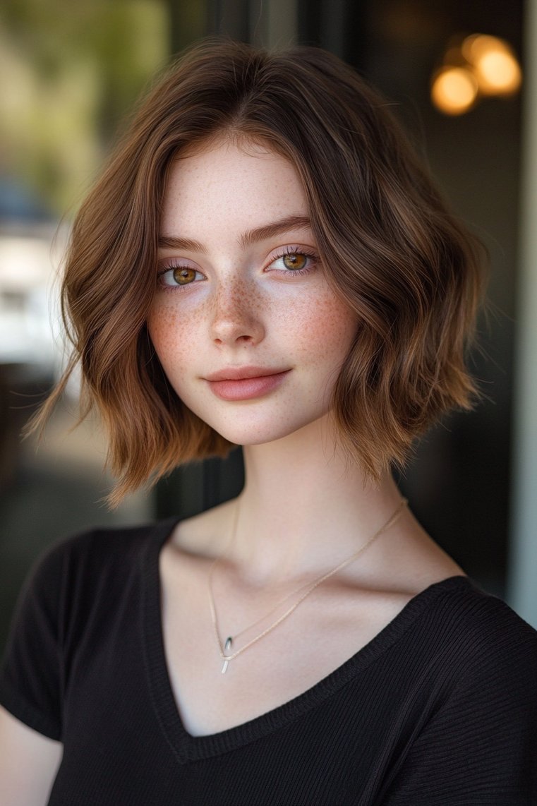Short Side-Parted Bob