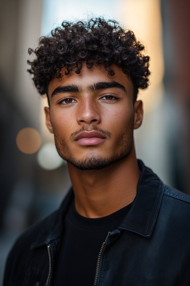 Short Tapered Curls