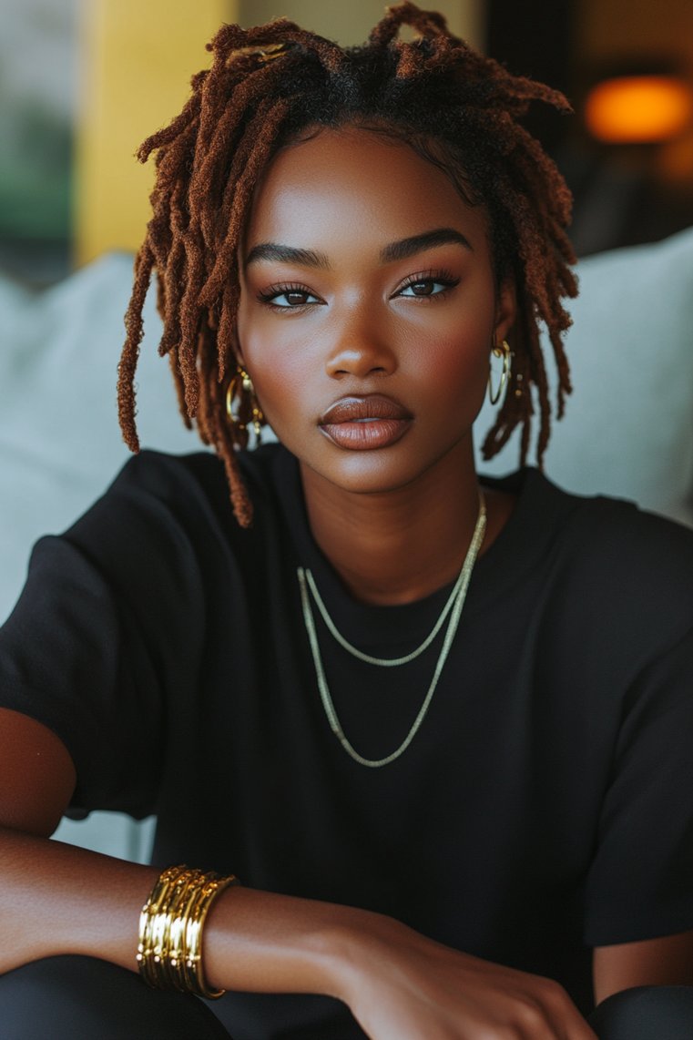 Short and Chic Dreads