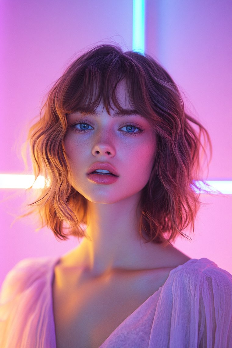 Short and Tousled Waves