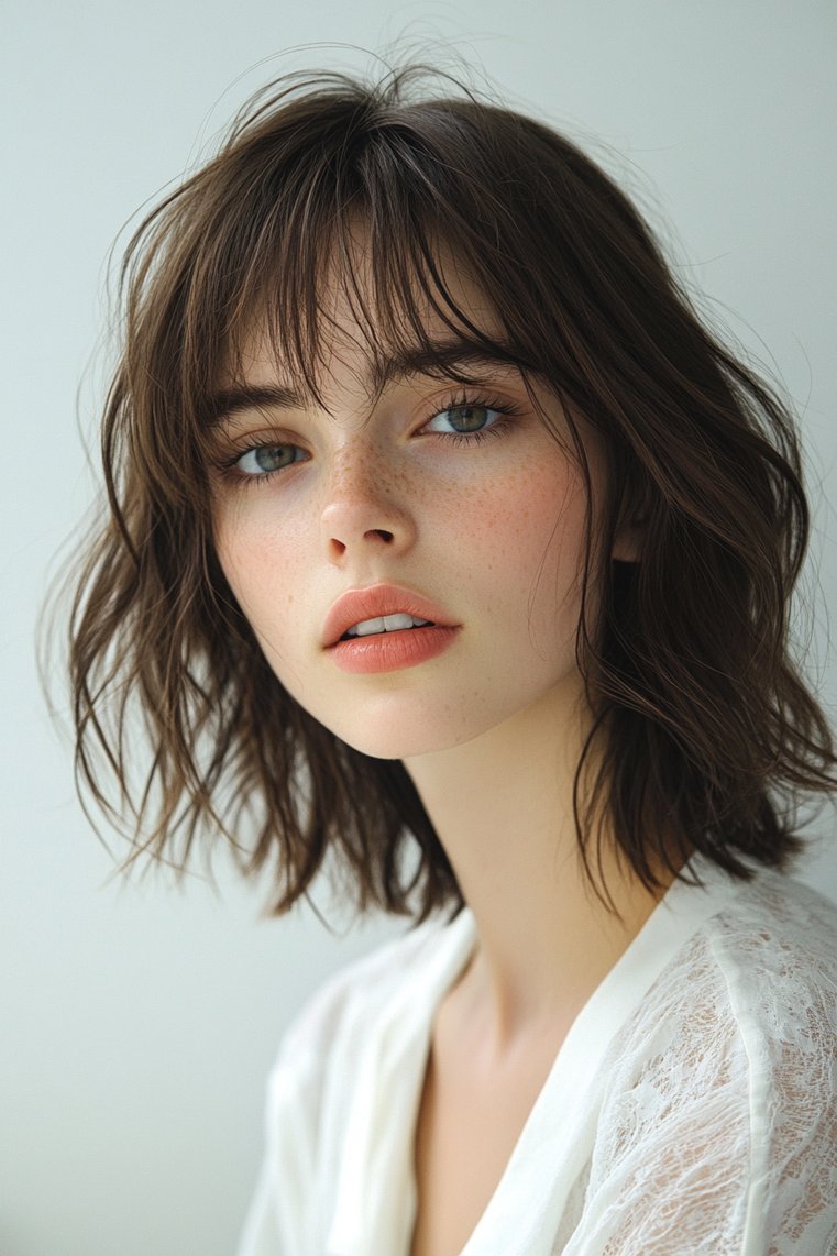 Shoulder-Length Straight Cut