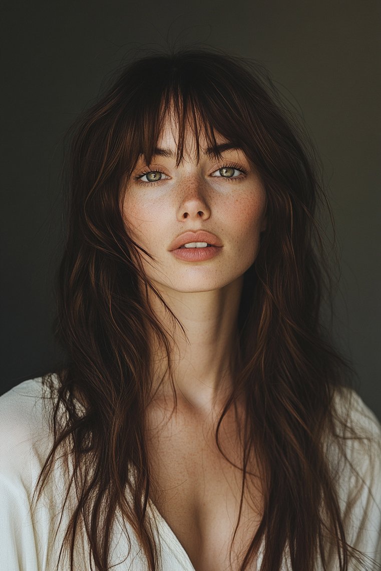 Side-Swept Bangs