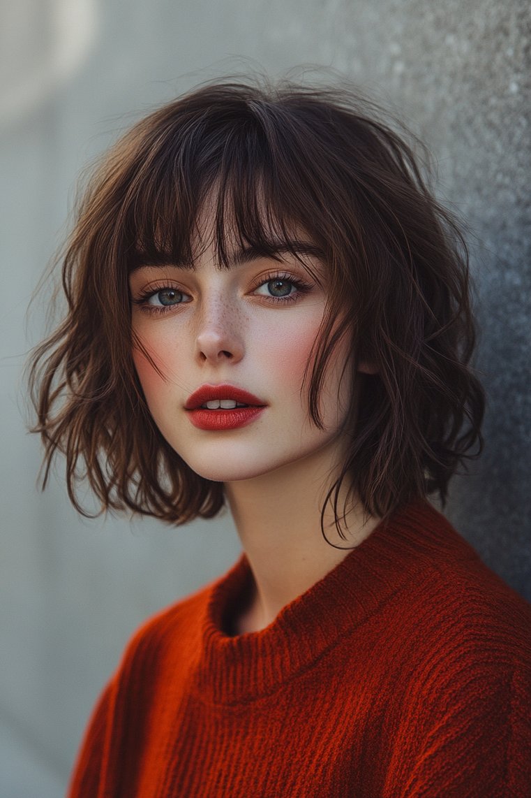 Side-Swept Bangs