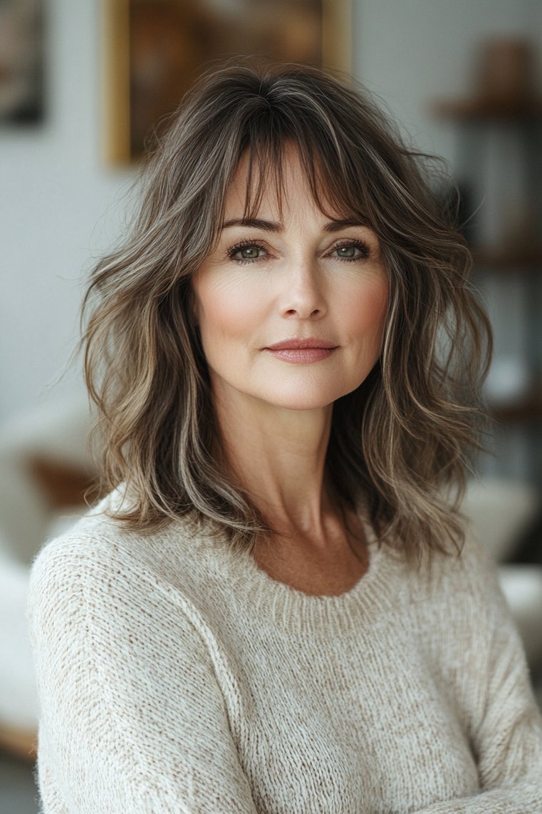 Side-Swept Bangs