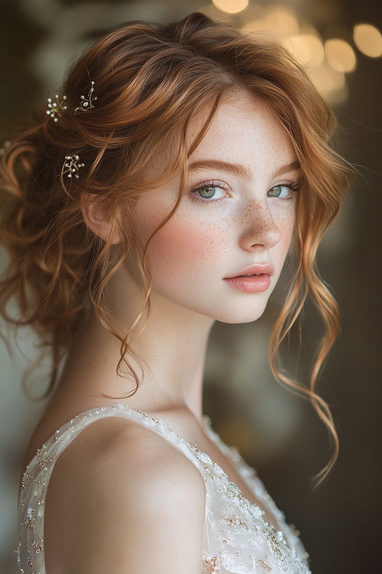 Side-Swept Curls