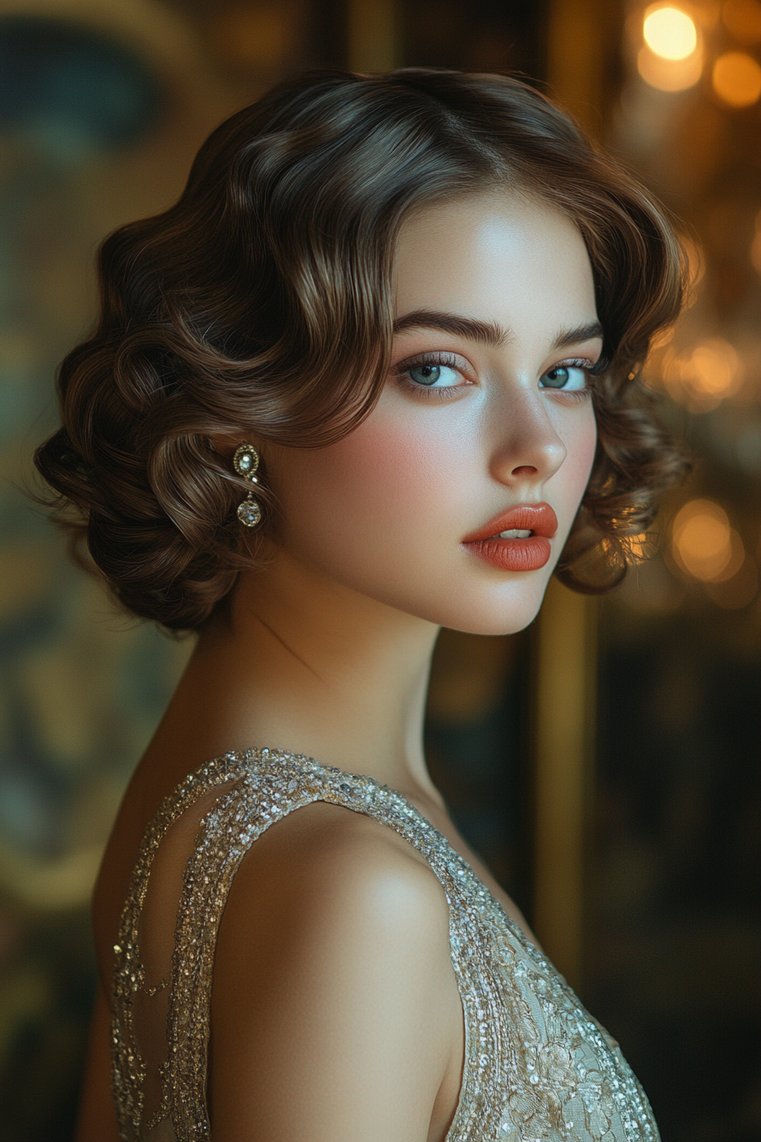 Side-Swept Finger Waves