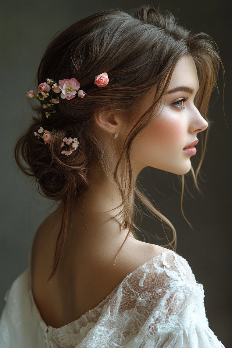 Side-Swept Updo