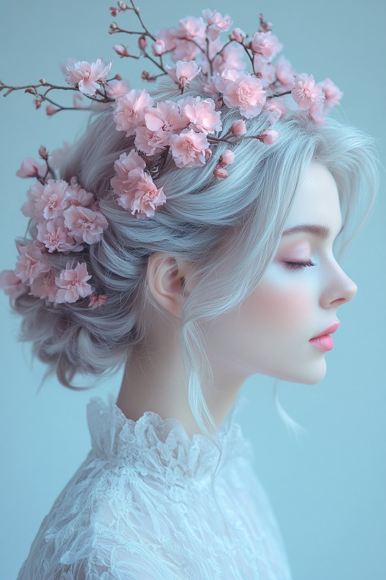 Side-Swept Updo