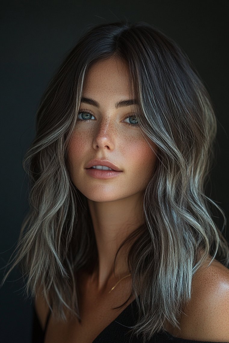 Silver Highlights for a Trendy Edge