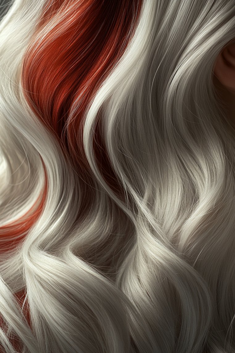 Silver and Burgundy Blend