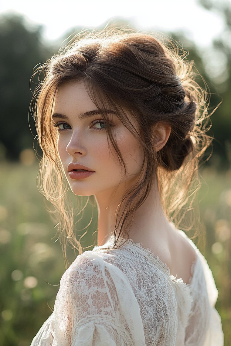 Simple Knotted Updo