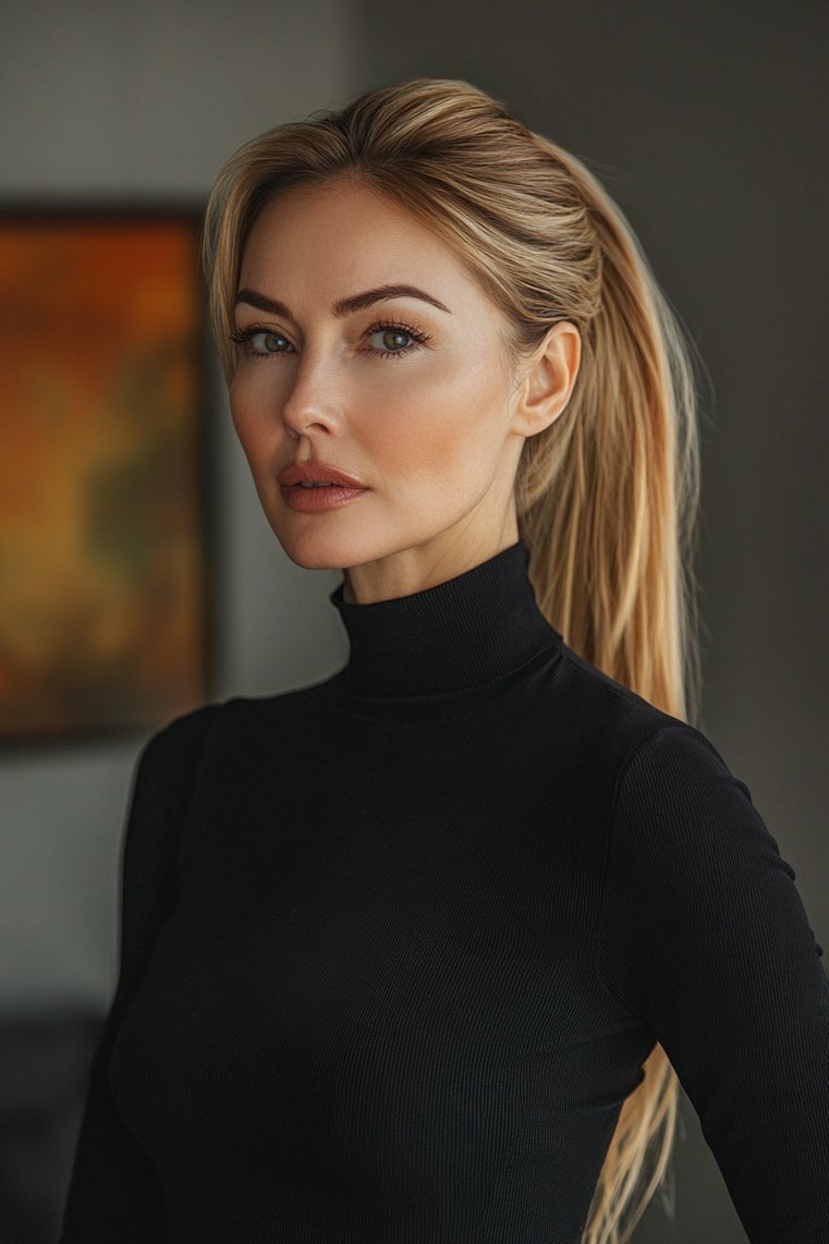 Sleek High Ponytail