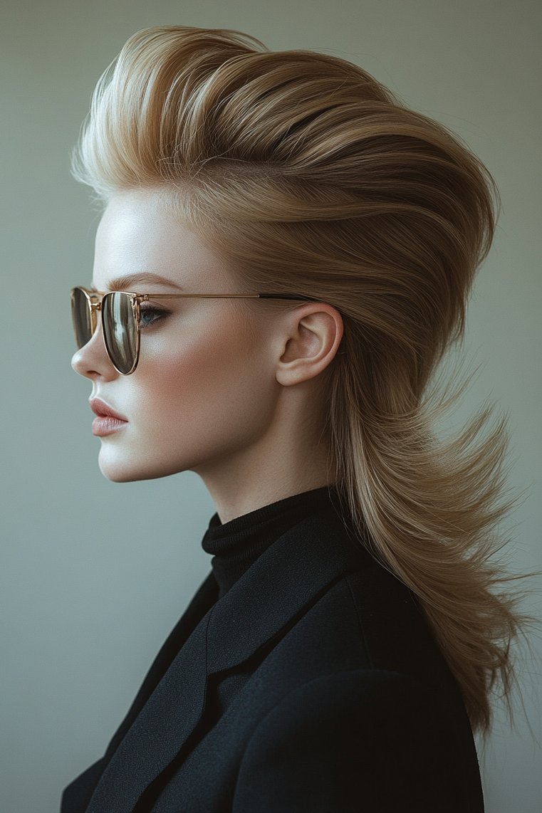 Sleek Long Mohawk