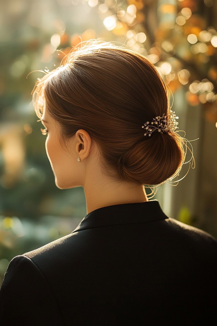Sleek Low Bun