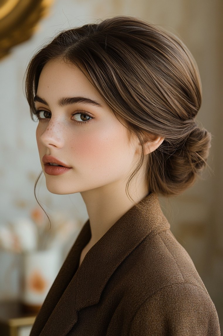 Sleek Low Bun