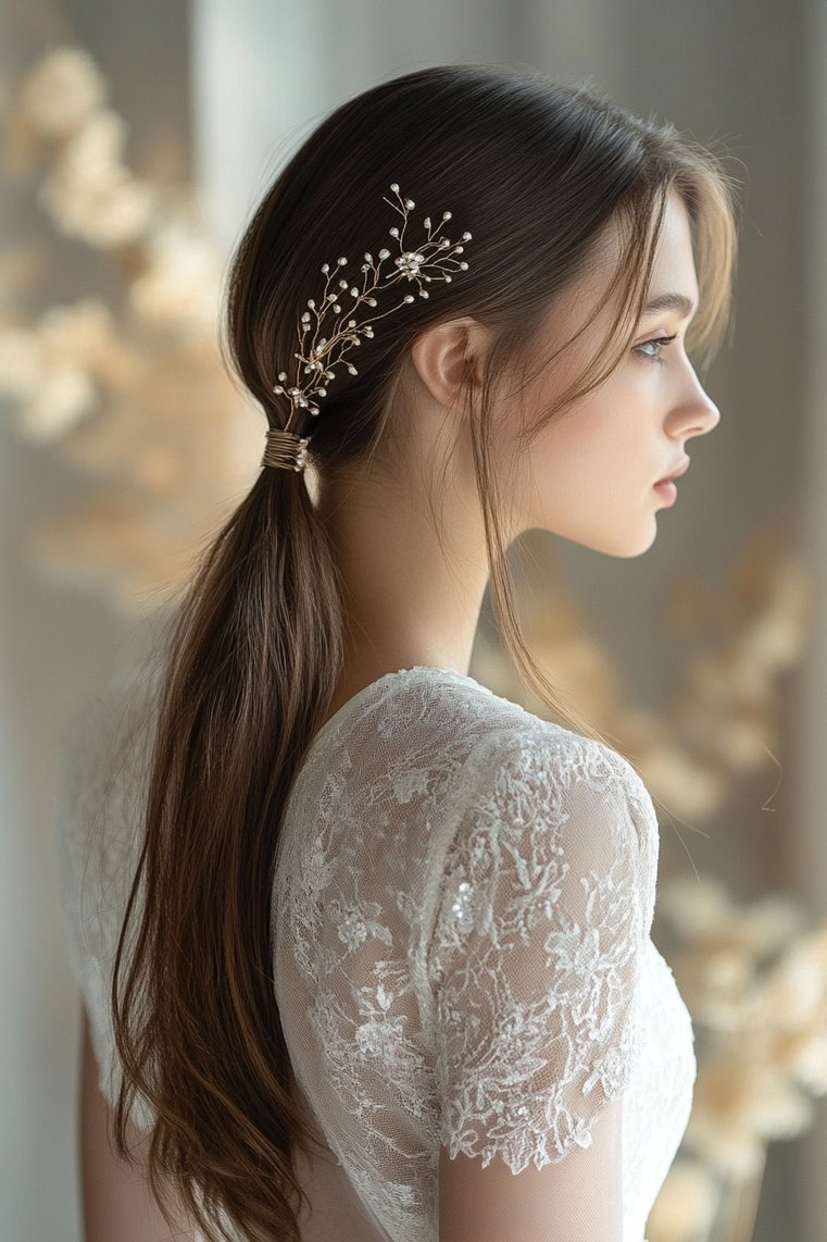 Sleek Low Ponytail
