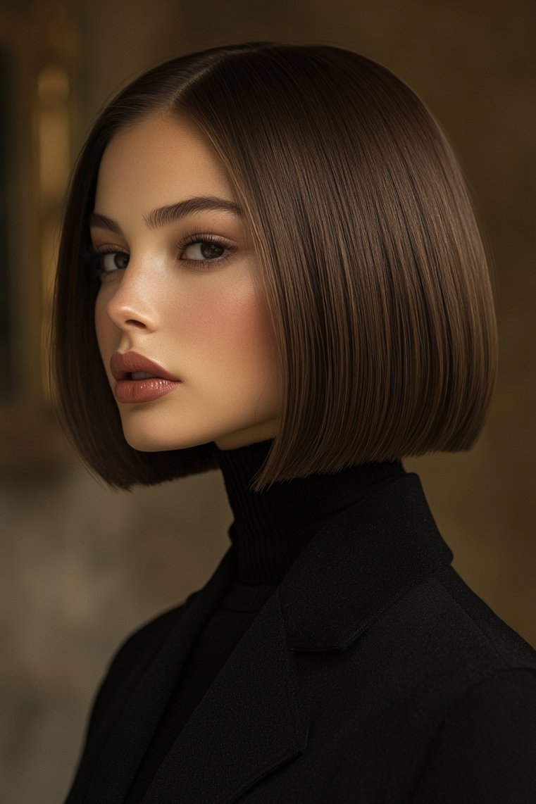 Sleek Low Ponytail