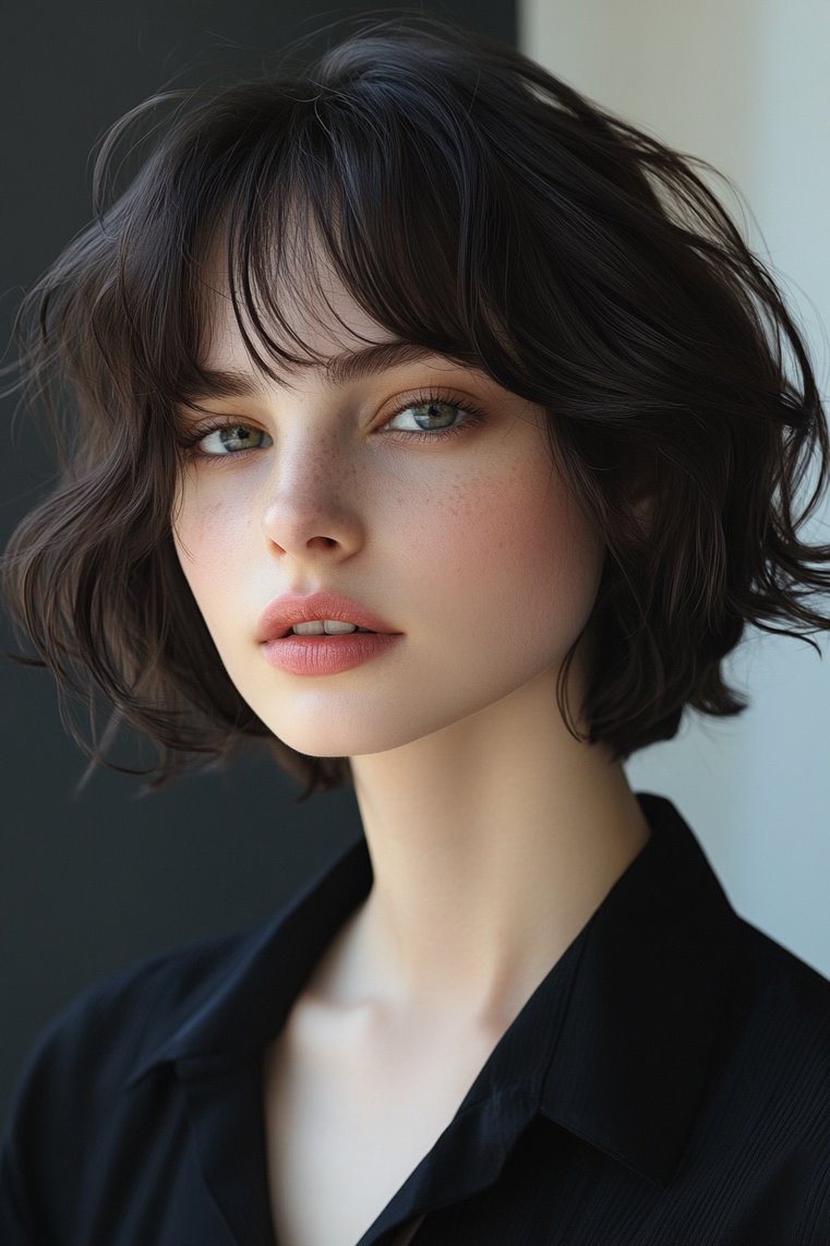 Sleek Shaggy Bob