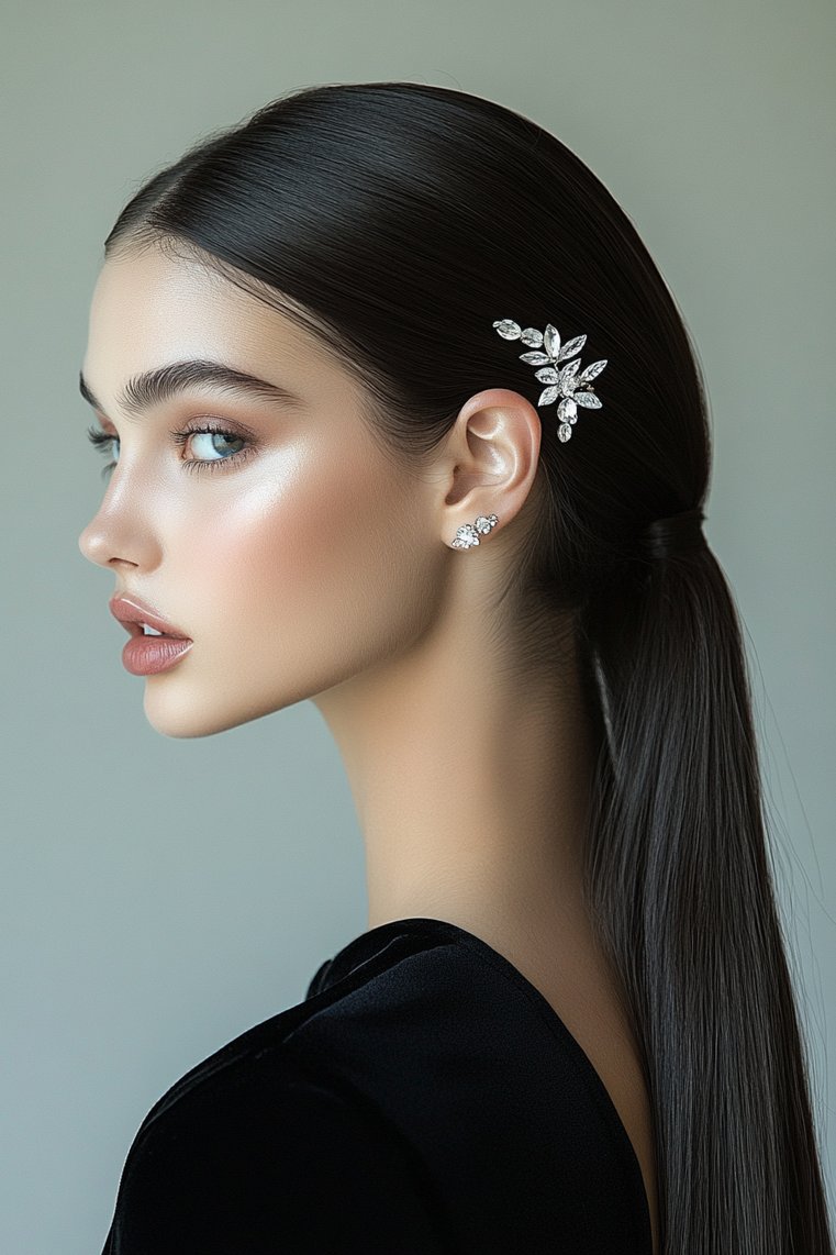 Sleek Side Ponytail