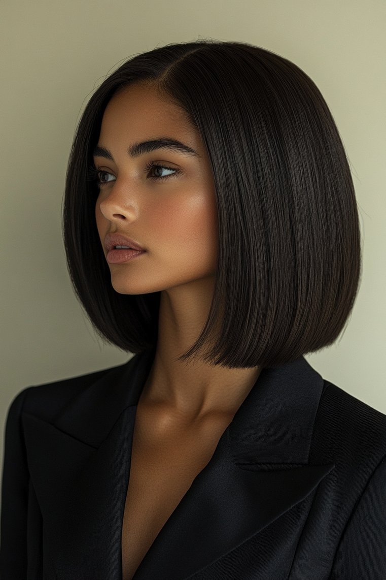 Sleek Straight Bob