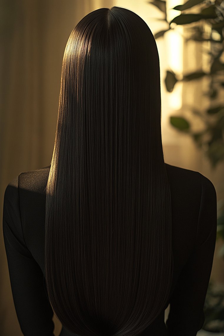 Sleek Straight Hair