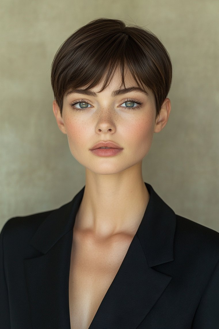 Sleek Straight Pixie