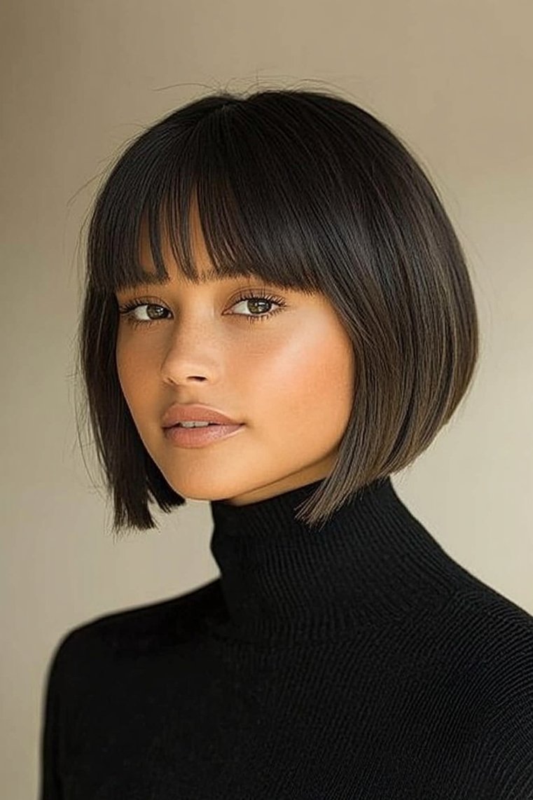 Sleek Textured Bob
