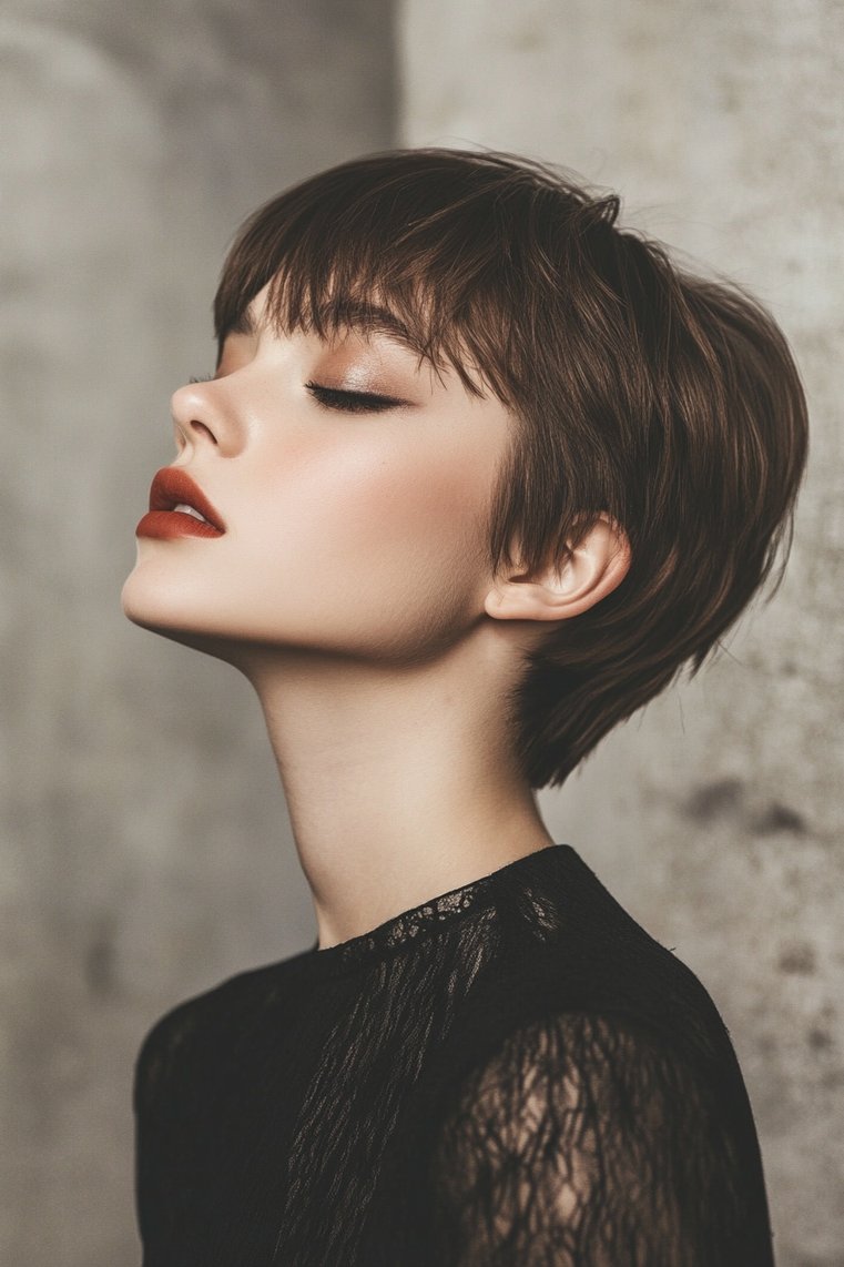 Sleek Textured Pixie