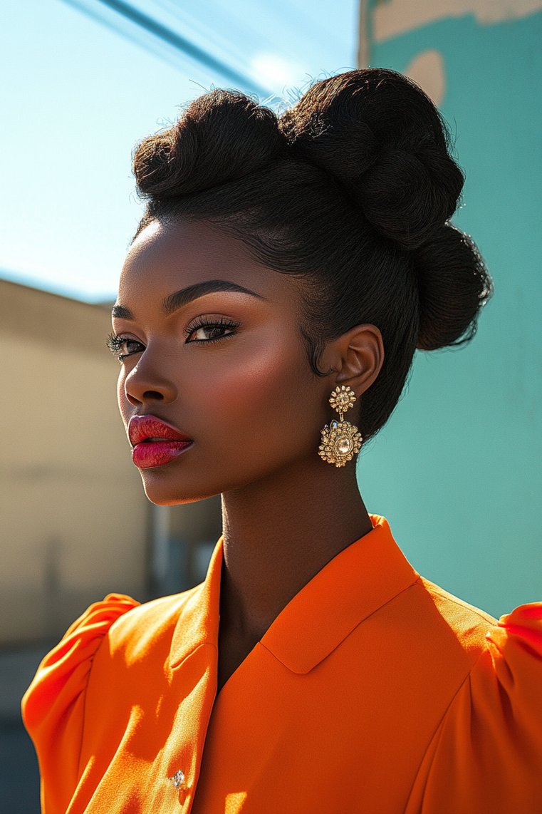 Slicked Back Bun