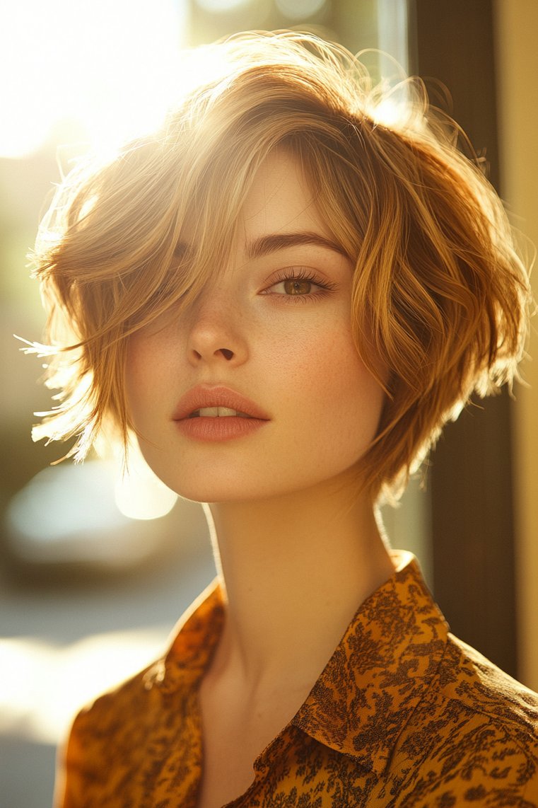 Soft Balayage on Short Hair