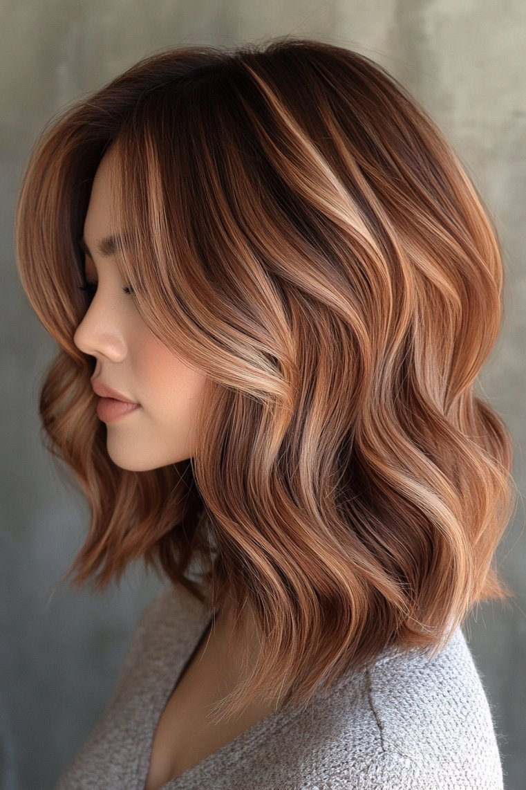 Soft Caramel Ombre Bob