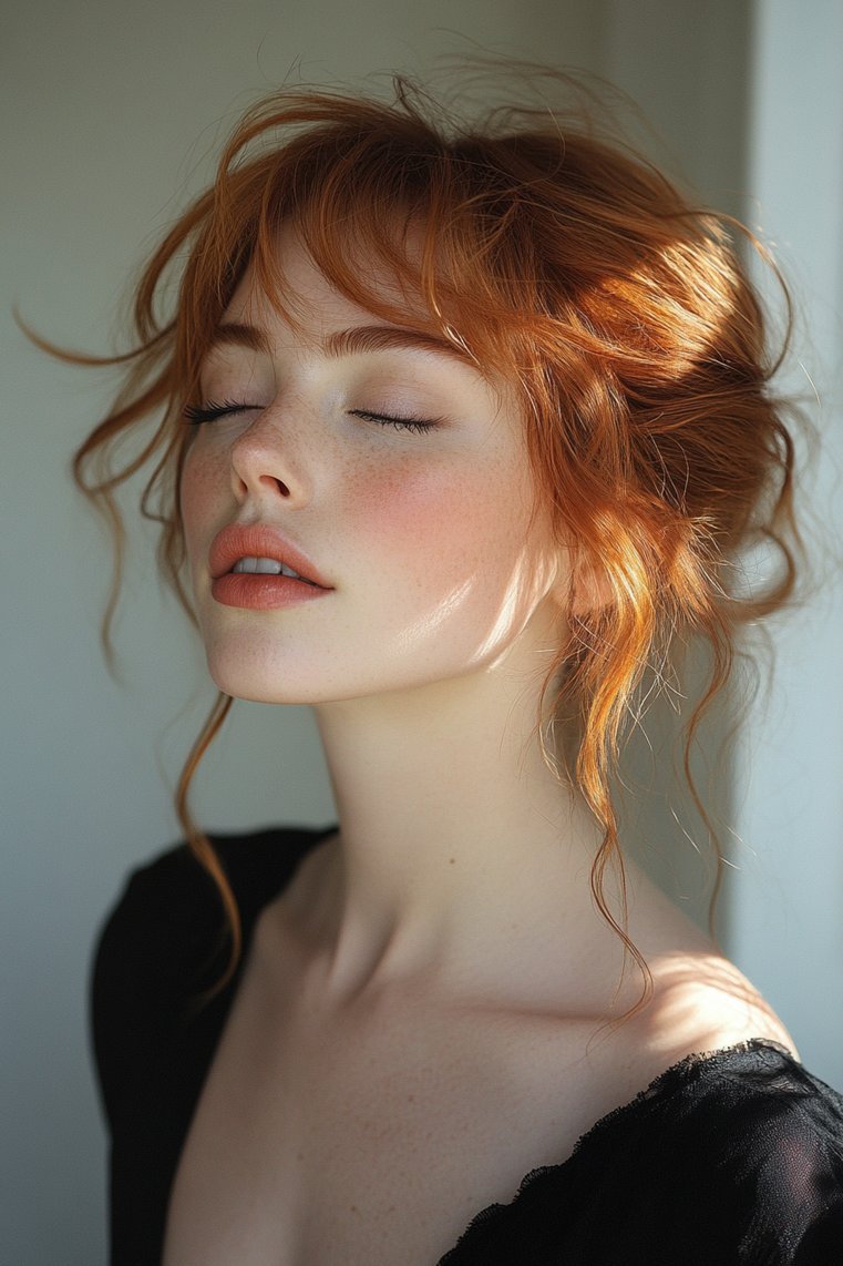 Soft Curled Fringe