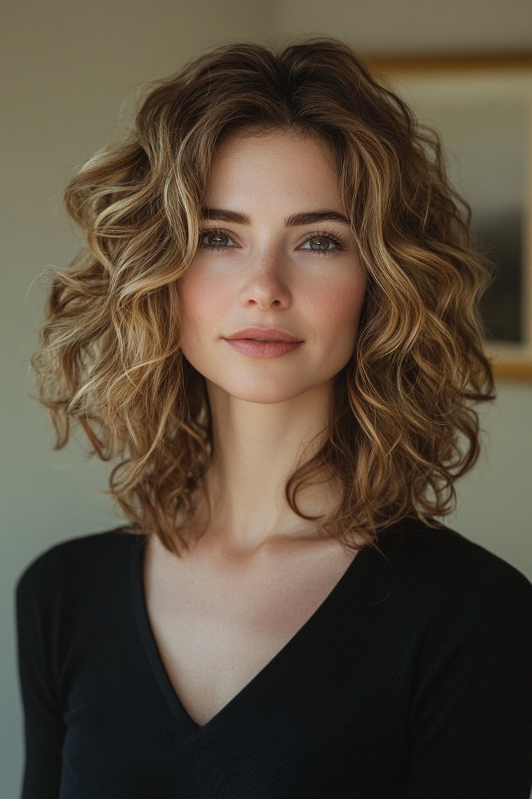 Soft Curly Layers