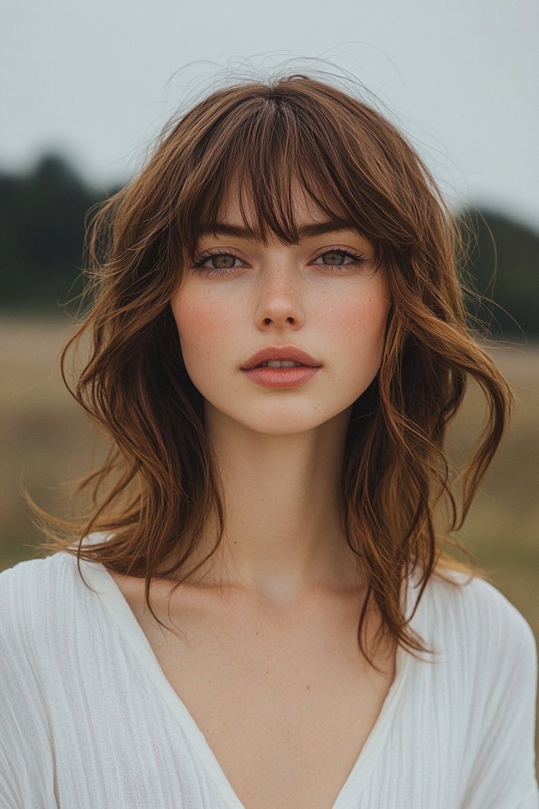 Soft Feathered Bangs