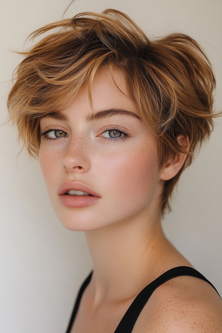 Soft Gold Balayage for a Warm Glow