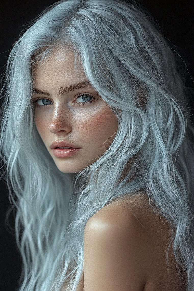 Soft Grey Curls